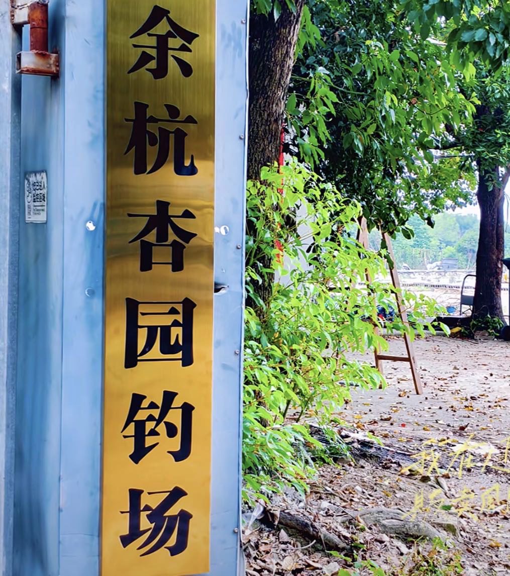余杭杏园钓场钓点与钓场环境照片