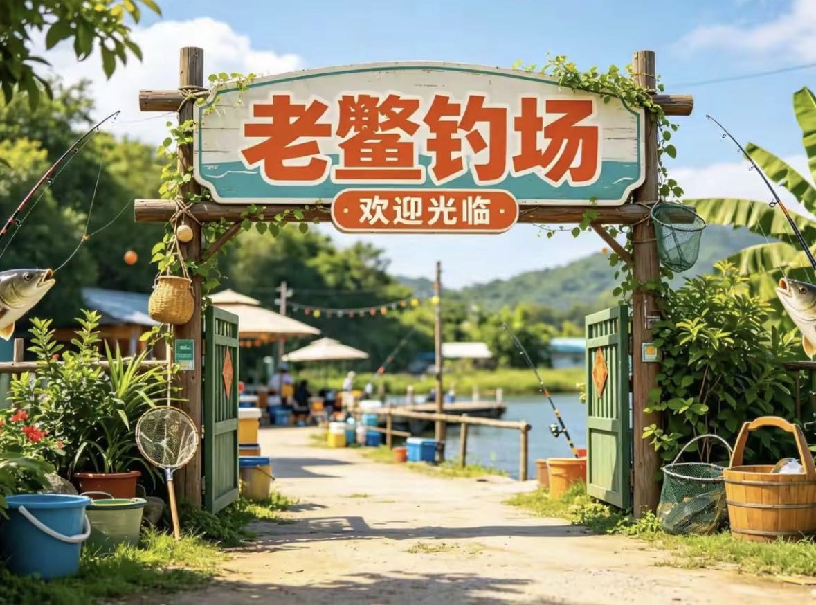 中安老鳖垂钓场钓点与钓场环境照片