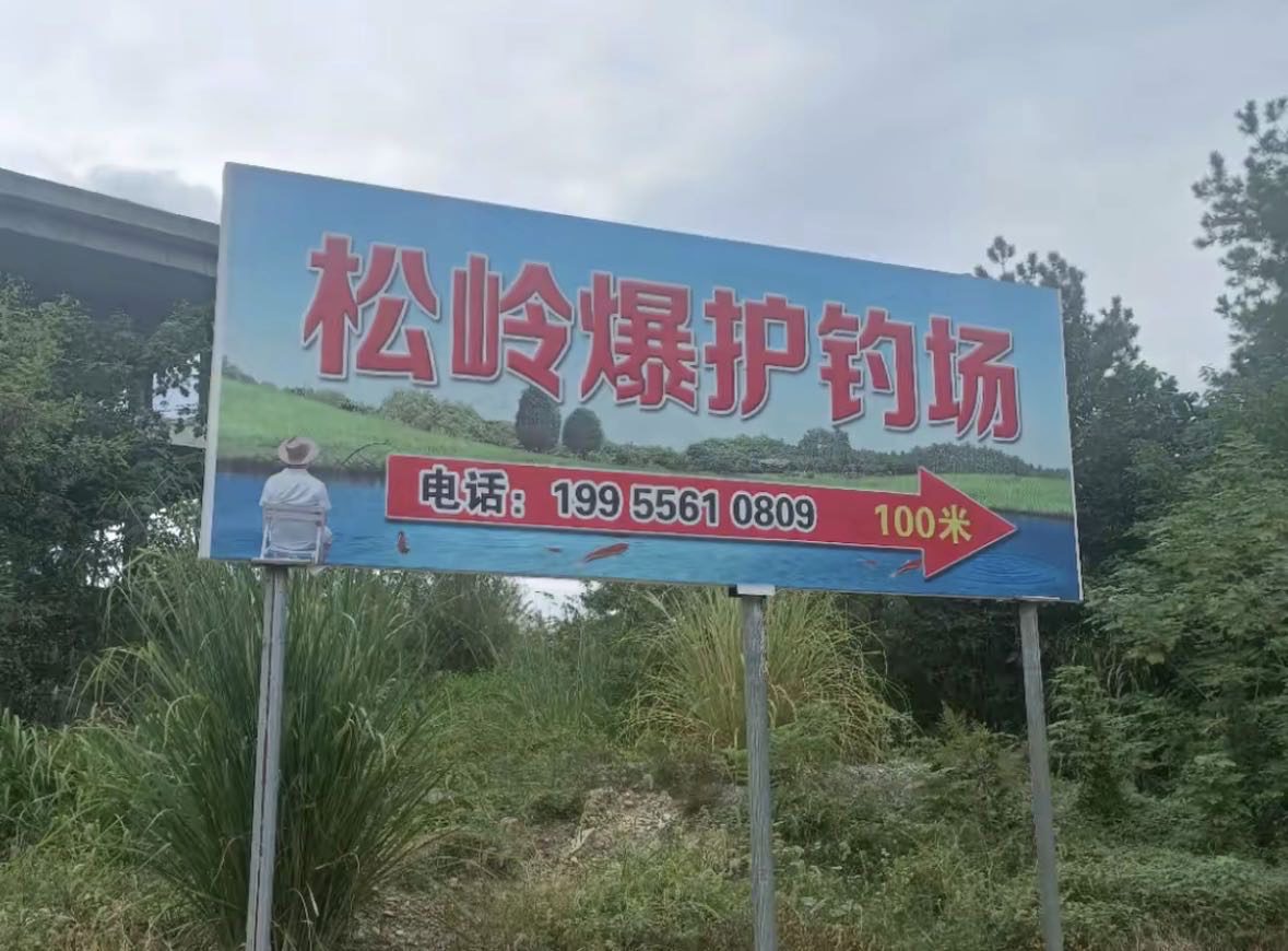 松岭爆护钓场钓场环境照片
