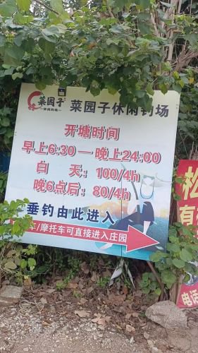 菜园子休闲钓场钓点与钓场环境照片