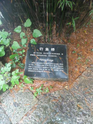 鉴湖景区钓鱼桥钓点与钓场环境照片