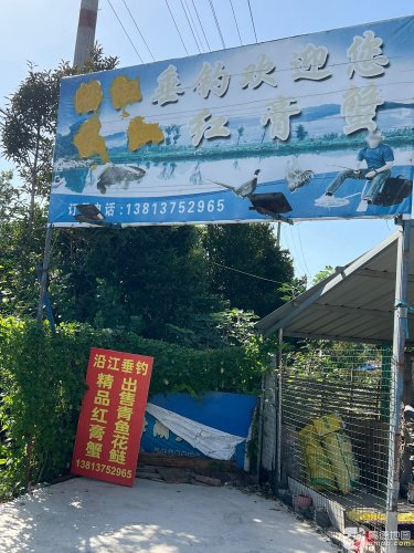 沿江垂钓钓场环境照片