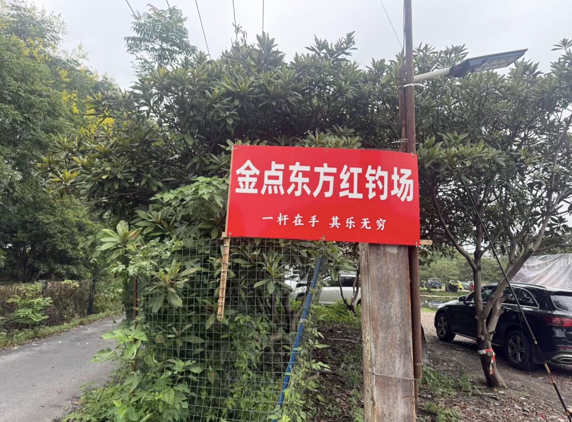 金点东方红垂钓场钓点与钓场环境照片