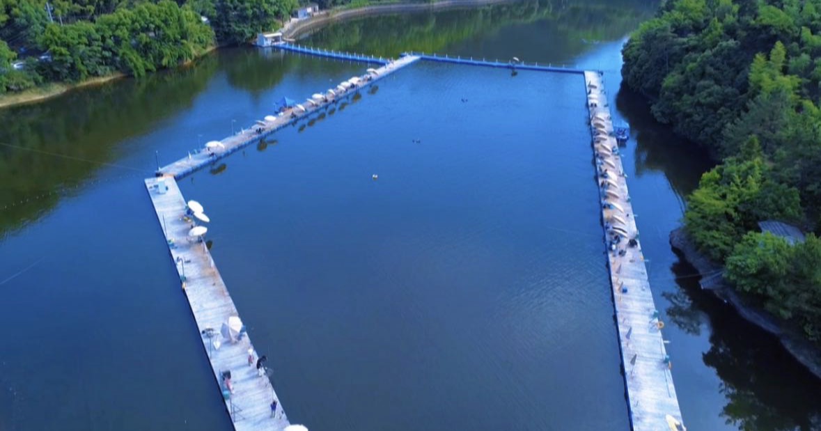 杭州碧雪湖鲢鳙巨物垂钓基地钓场环境照片
