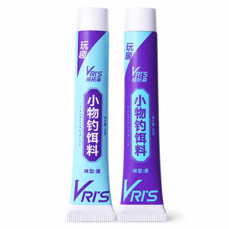 威拓森玩趣溪流牙膏饵小物钓溪流饵料石斑白条鳑鲏马口免开饵料钓鱼渔具商品图