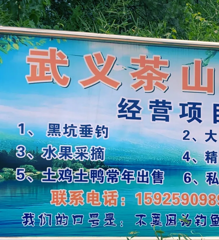 武义茶山钓场钓场环境照片