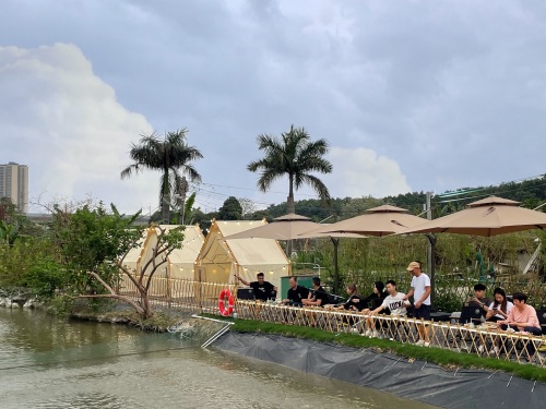 小岛咖啡钓虾场钓场环境照片