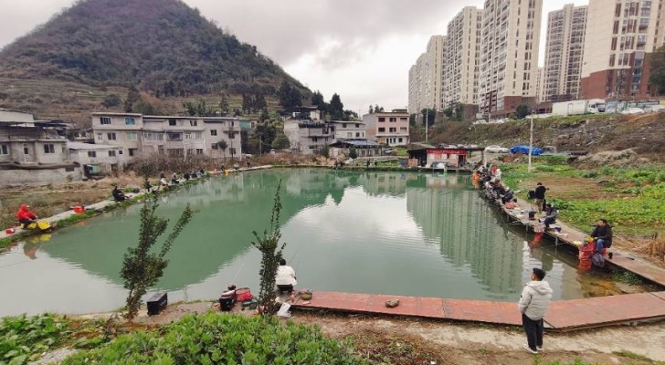 大雨休闲钓场钓场环境照片