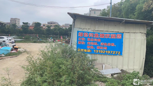 绿色钓鱼塘(兼营钓鱼用品)钓场环境照片