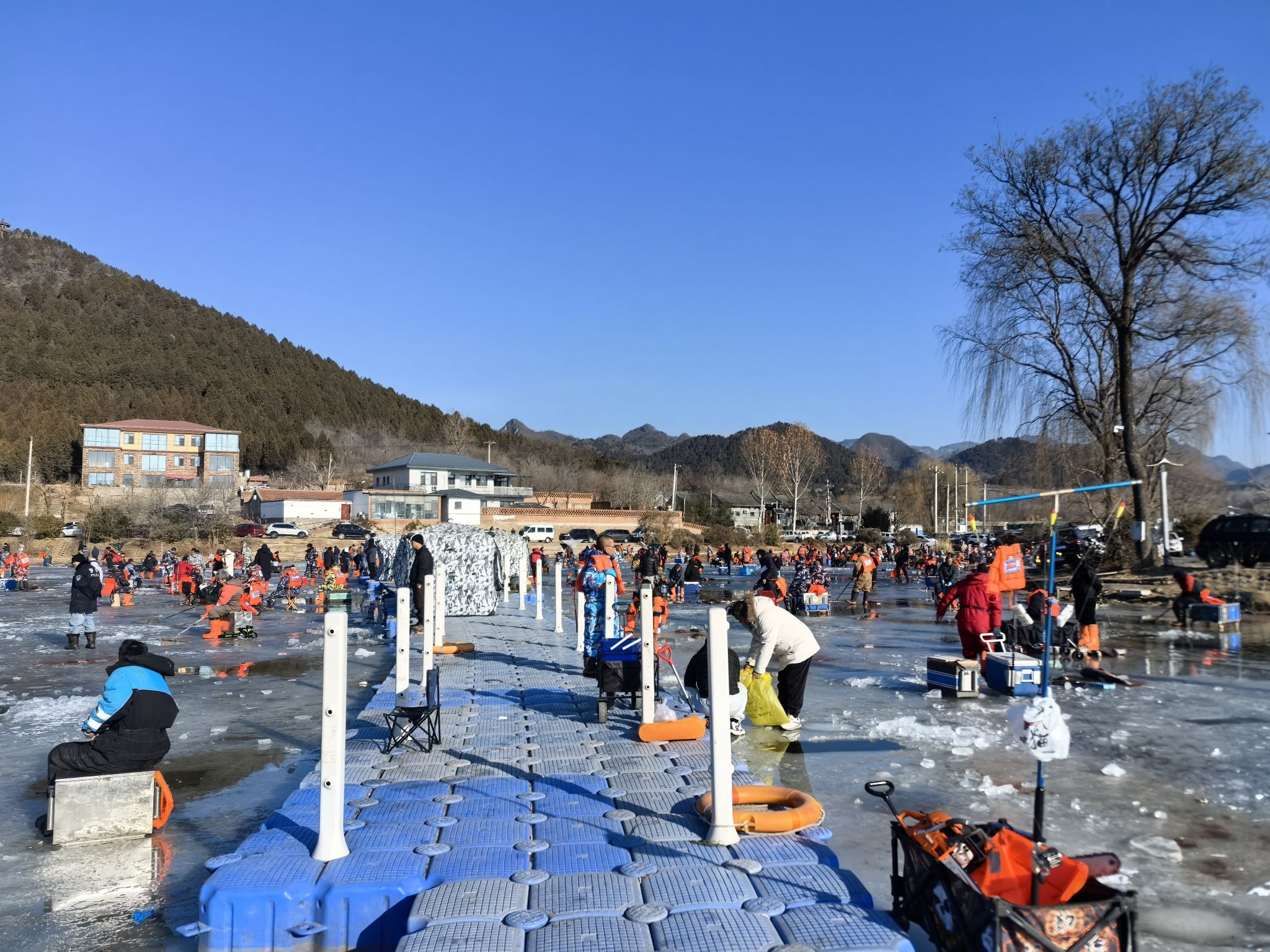 大志西湖垂钓园钓场环境照片