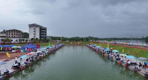 广东省钓鱼协会万绿洋潭垂钓竞赛基地钓场环境照片