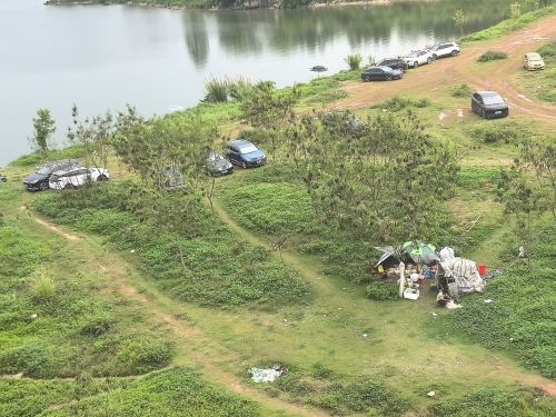 龙桥户外露营钓鱼场钓场环境照片
