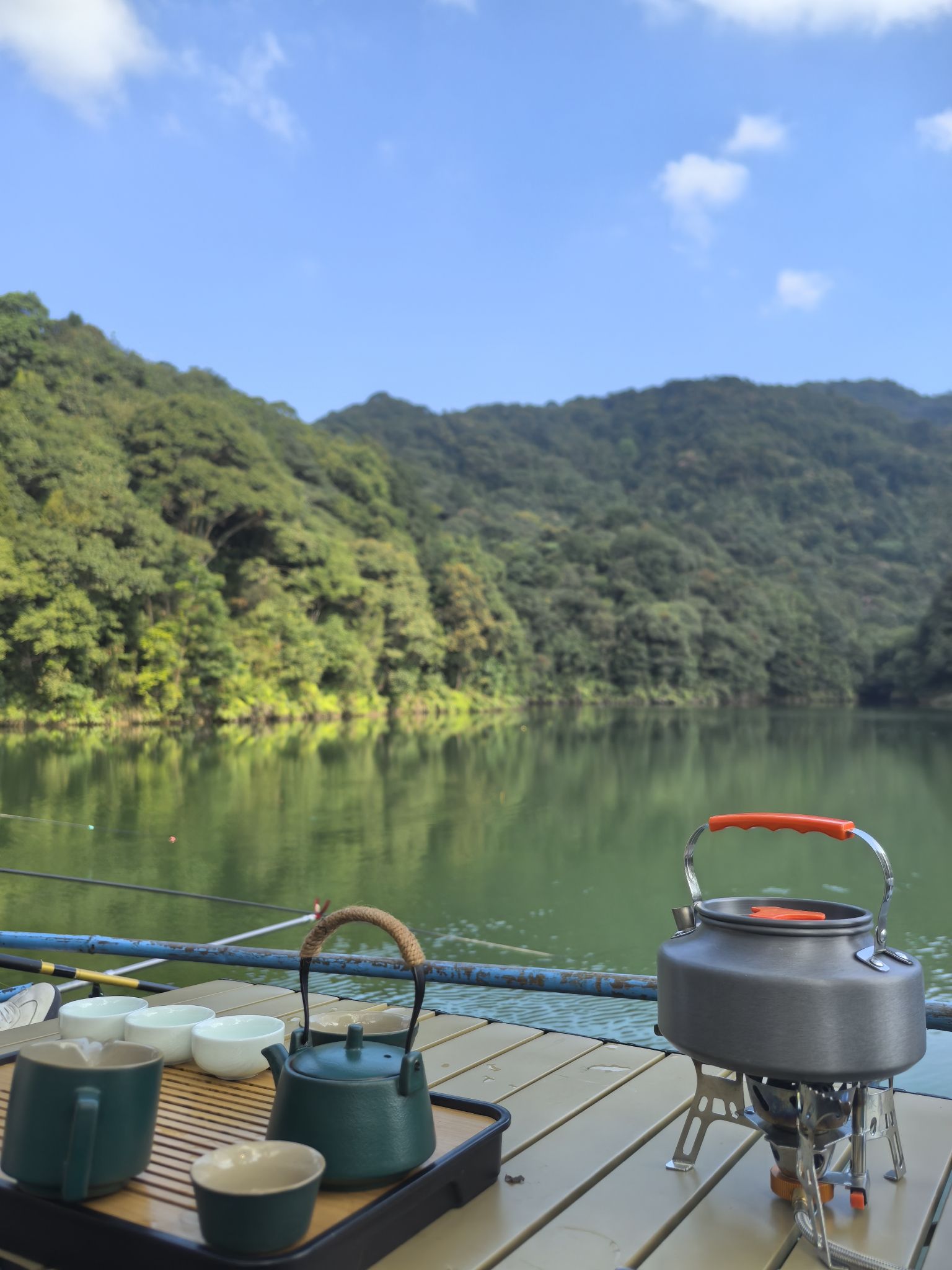 云海水库钓鱼场钓场环境照片