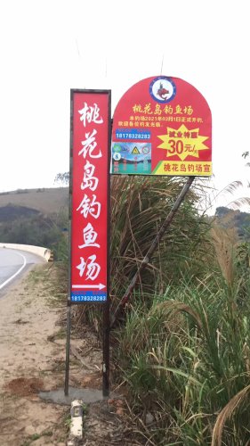 桃花岛钓鱼场钓场环境照片