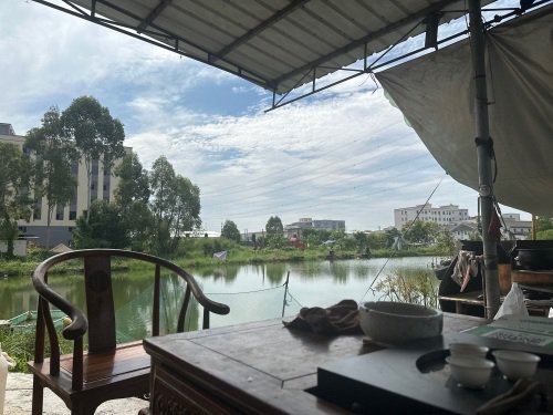 沟头白莲湖钓鱼场钓场环境照片