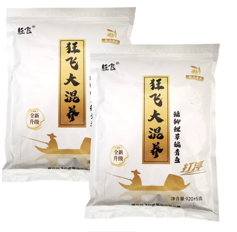 鲫鱼大叔阳哥狂飞大混养复合果香散炮钓浮野钓黑坑饵料草青鱼鱼饵钓鱼渔具商品图