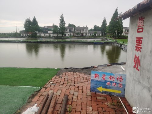 新星垂钓场钓点与钓场环境照片