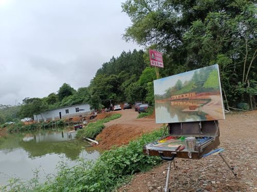 白鹭垂钓基地钓点与钓场环境照片