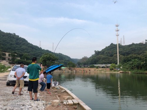 莦箕窝锦绣山水钓场钓点与钓场环境照片