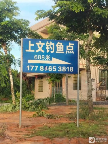 文昌上文村钓鱼台钓场环境照片
