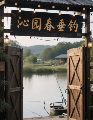 沁园春垂钓园钓点与钓场环境照片