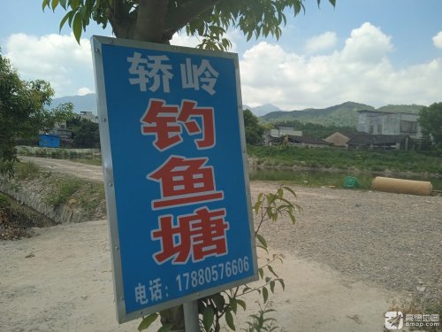 轿岭钓鱼塘钓点与钓场环境照片