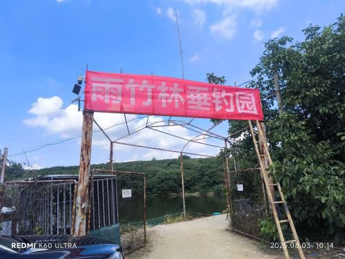 雨竹林垂钓园钓点与钓场环境照片