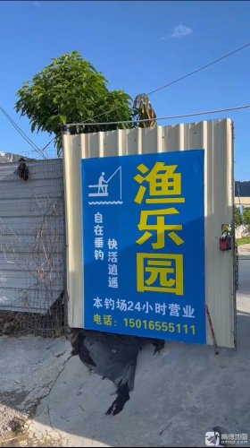 大南山渔乐园钓场钓点与钓场环境照片