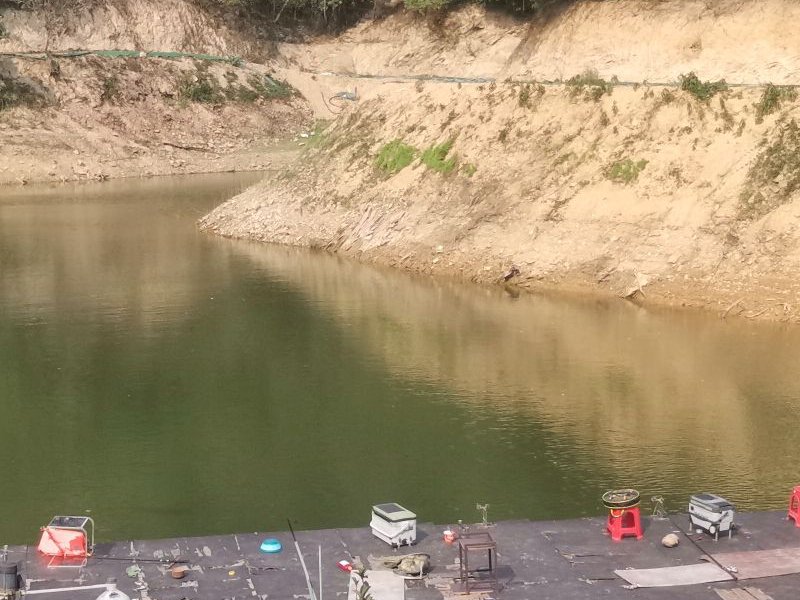 天鹅湖水库钓场钓点与钓场环境照片