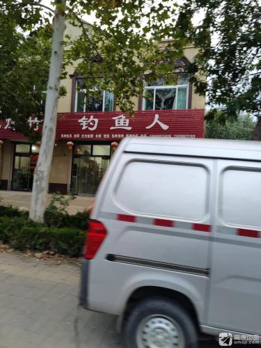 钓鱼人钓点与钓场环境照片